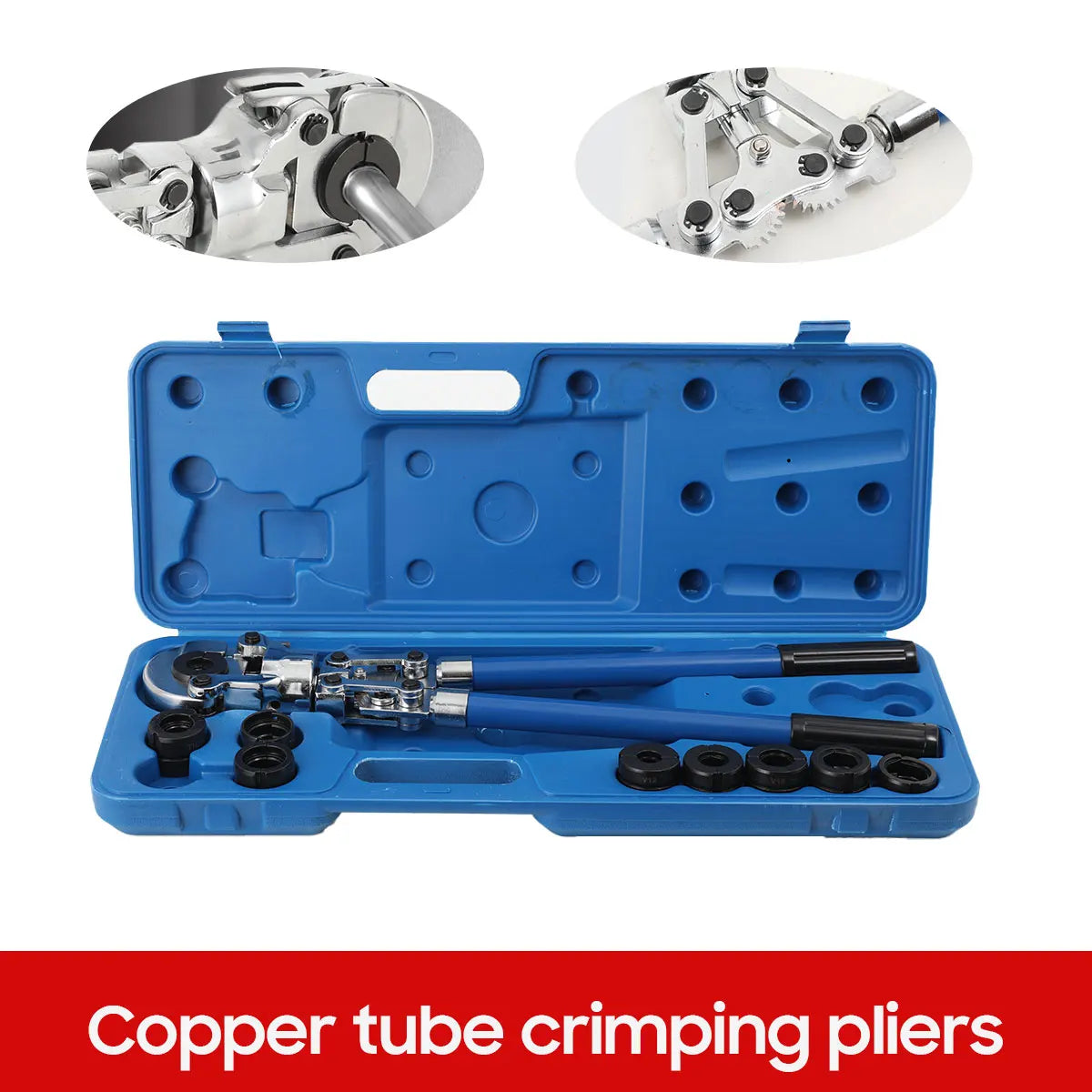 Pinza a crimpare con pressa manuale V12-28mm + pinza per crimpare tubi in rame per tubi compositi TH16-32mm