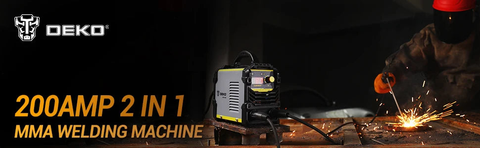 Saldatrice elettrica ad arco inverter DEKO serie MMA 4.1KVA Saldatore MMA 220V per lavori di saldatura fai-da-te e lavori elettrici