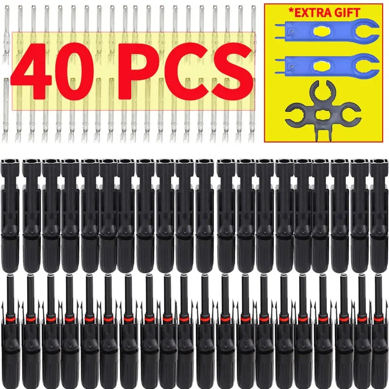 Kit di strumenti di crimpatura solare, crimpatrice solare per cavo fotovoltaico pannello solare da 2.5/4.0/6,0mm mm² con tagliacavi, spelafili, chiave inglese, connettore