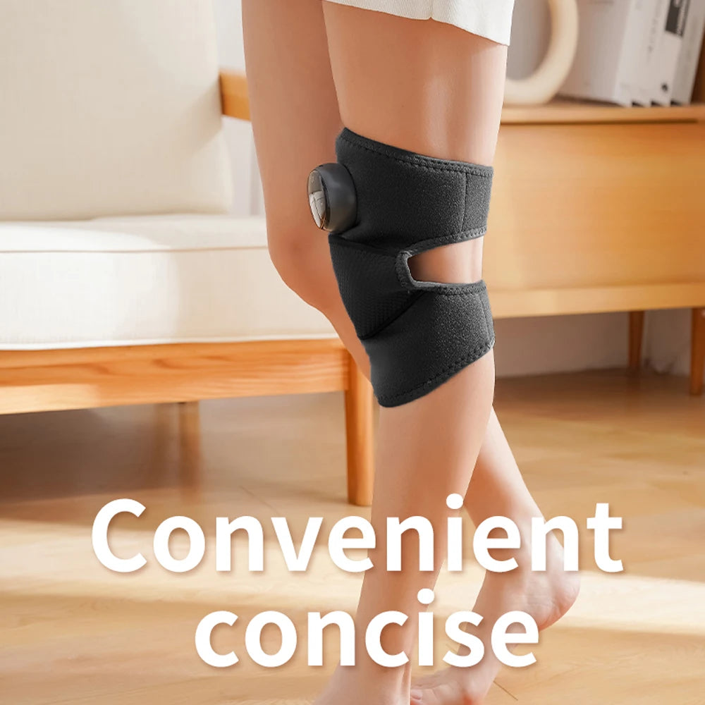 Massaggiatore elettrico per spalle Cintura per massaggio con vibrazione riscaldante Tutore per fisioterapia termica Sollievo dal dolore per artrite al ginocchio Ricaricabile