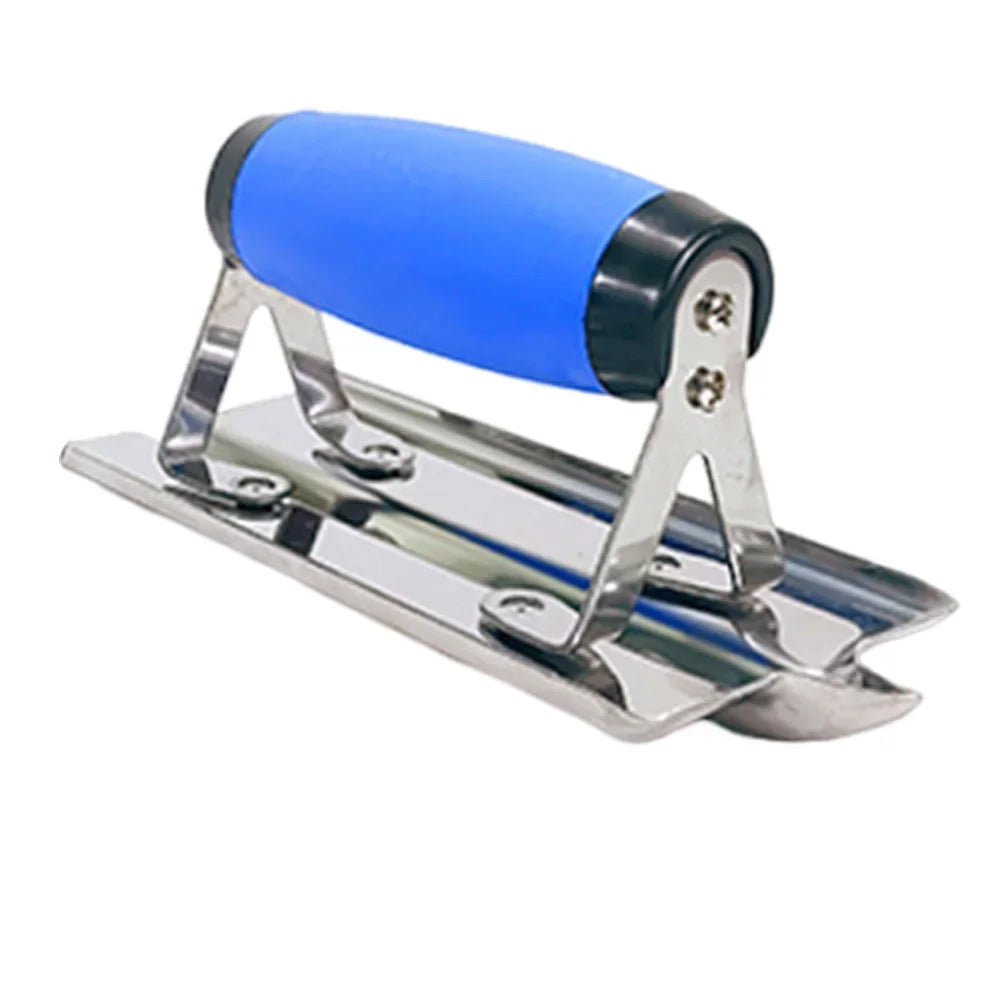 Cazzuola ad angolo interno/esterno in acciaio inossidabile Cazzuola con finitura liscia con manico ergonomico comfort TPR per strumenti per la pulizia delle pareti