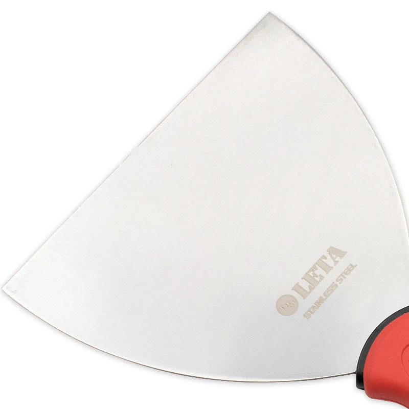 Coltello per mastice, pala, coltello per pulizia Leta da 5 pollici con manico in plastica