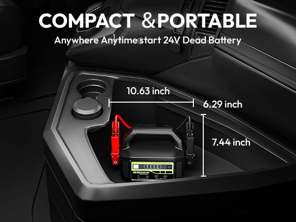 YESPER 24V Jump Car 6000A Peak Jump Starter Per auto Camion Batteria per camion portatile Dispositivo di avviamento Batteria esterna