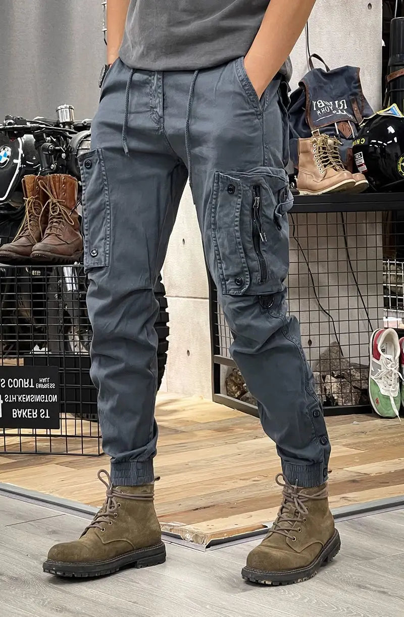 2025 Metropolitan Workwear Pantaloni da uomo con tassello rinforzato Cargos Multi-Tool Loops Conico Caviglia City Explorer Pantaloni M-4XL
