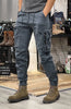 2025 Metropolitan Workwear Pantaloni da uomo con tassello rinforzato Cargos Multi-Tool Loops Conico Caviglia City Explorer Pantaloni M-4XL