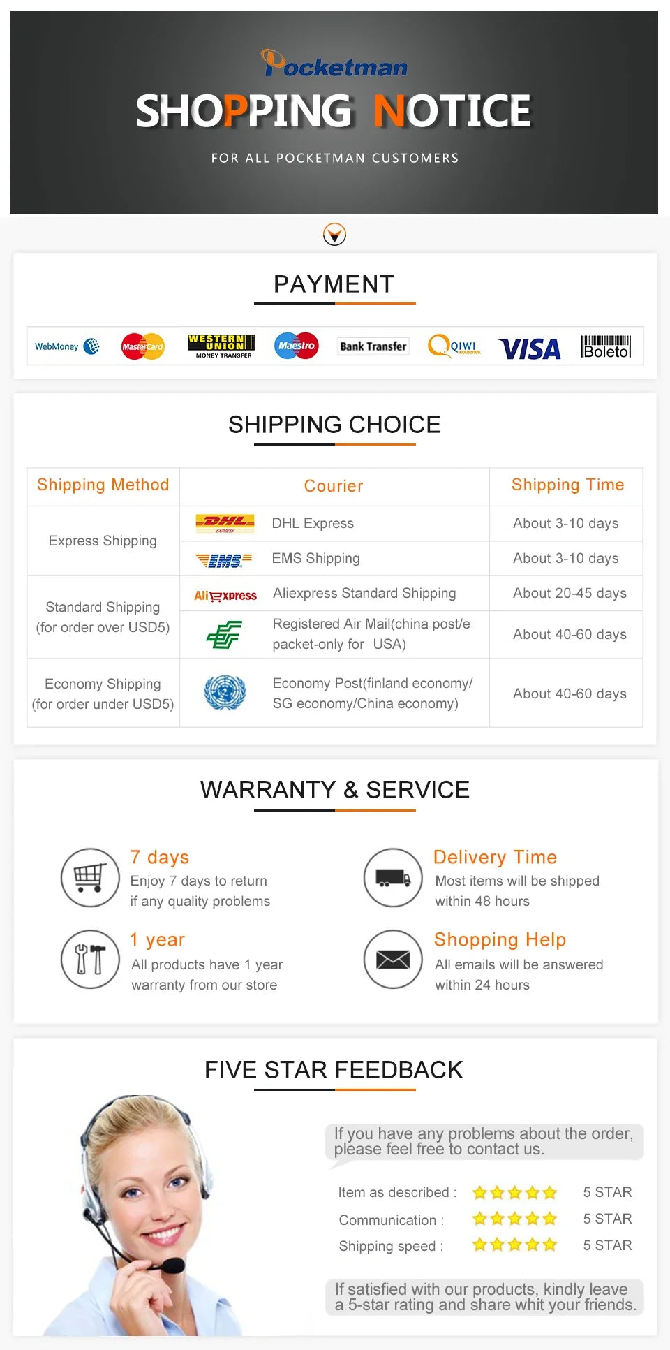 POCKETMAN Lampada frontale 7LED ad alta potenza Lampada frontale ricaricabile USB super luminosa Lampada frontale impermeabile per esterni Torcia frontale