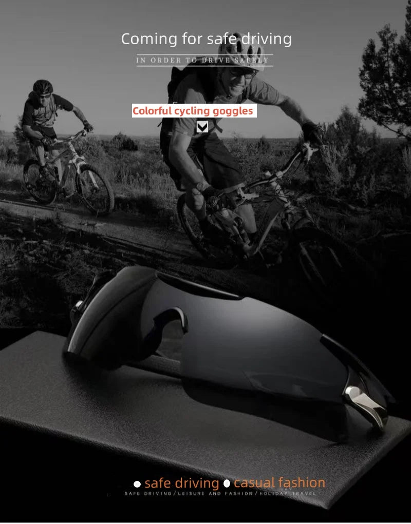 Occhiali polarizzati moda business Occhiali sportivi da ciclismo all'aperto Occhiali da sole da guida Occhiali da sole polarizzati Occhiali antivento