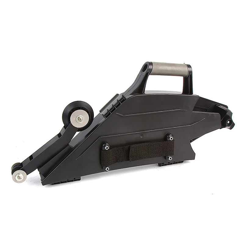 Strumento per incisione banjo per cartongesso, strumento per calafataggio giunto per cartongesso Distributore di riparazione per pareti asciutte con ruota angolare interna reversibile in plastica