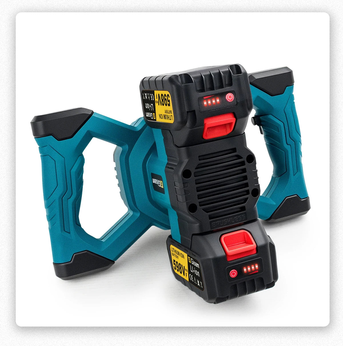 Gisha 6Gears Cordless Elettrico Betoniera Brushless Malta di Cemento Gesso Mixer Frullatore Miscelatore Vernice Per makita 18v batteria pin