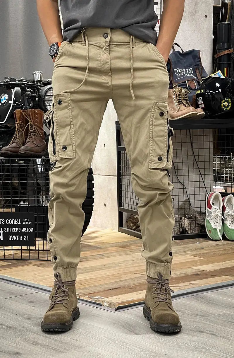 2025 Metropolitan Workwear Pantaloni da uomo con tassello rinforzato Cargos Multi-Tool Loops Conico Caviglia City Explorer Pantaloni M-4XL