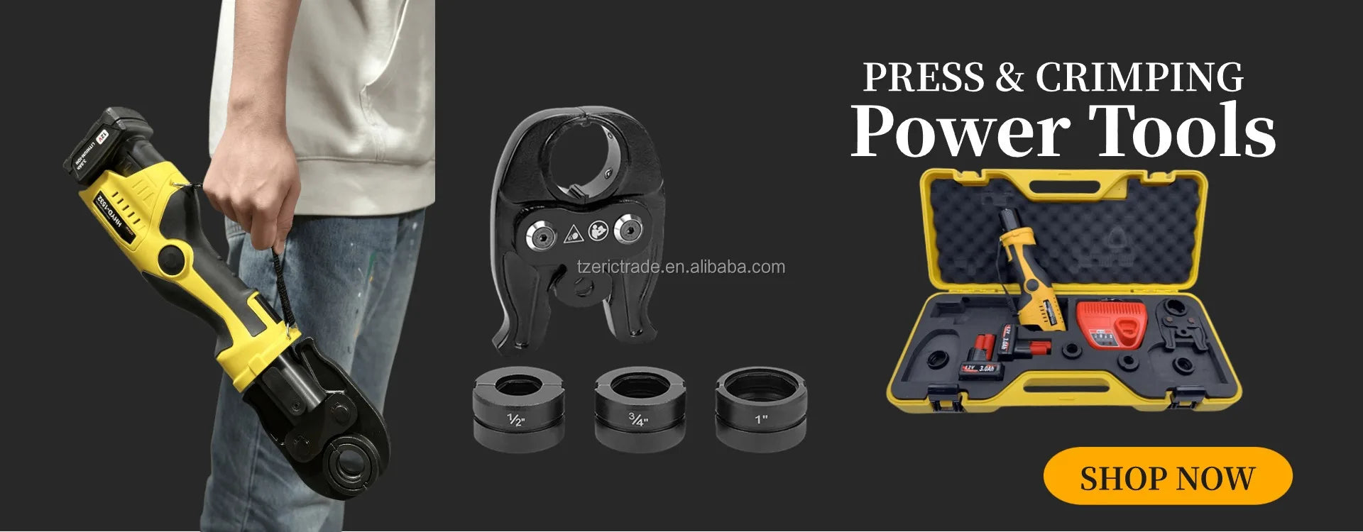 Idraulici a batteria Mascella industriale/fai da te TH/U 16 20 25 26 32mm Strumento di pressatura Pex multistrato Utensili elettrici HVAC alimentati a batteria