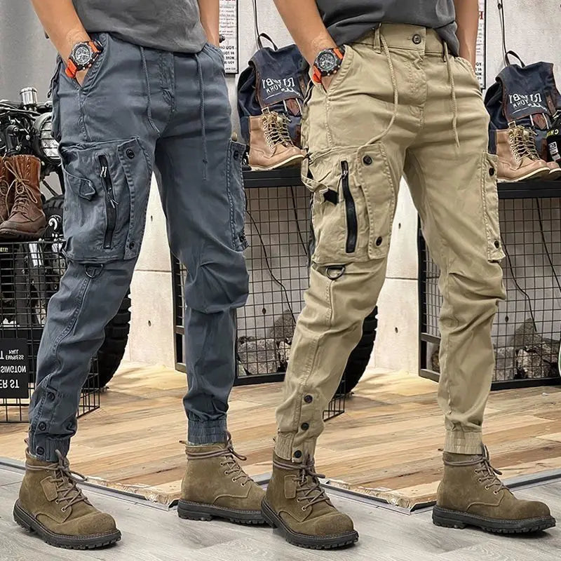 2025 Metropolitan Workwear Pantaloni da uomo con tassello rinforzato Cargos Multi-Tool Loops Conico Caviglia City Explorer Pantaloni M-4XL
