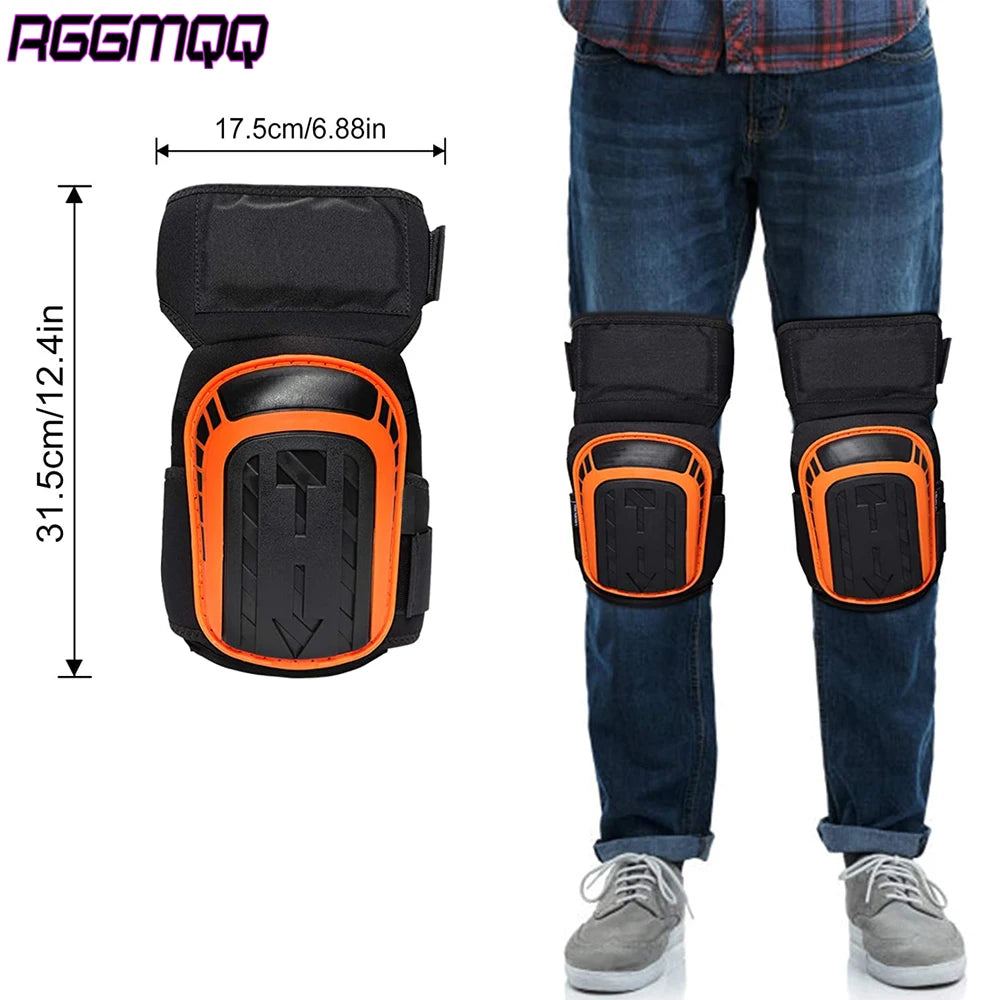 Ginocchiere da lavoro, Ginocchiere da costruzione per uomo, Ginocchiere in gel di schiuma antiscivolo comode e resistenti per pavimenti da giardinaggio
