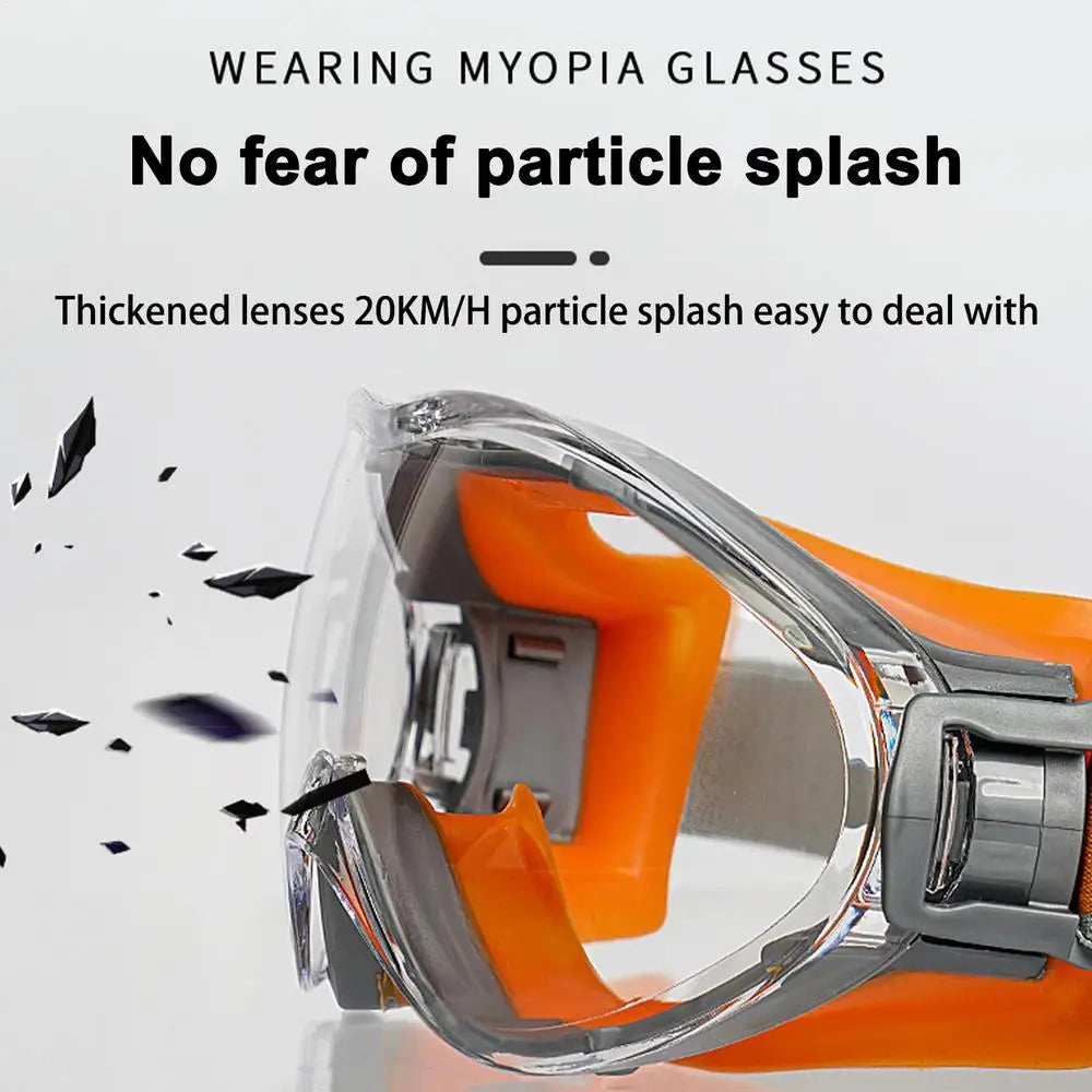 Occhiali di protezione per gli occhi Occhiali per smerigliatrice angolare Antiappannamento Occhiali per la lavorazione del legno Occhiali di sicurezza per saldatura antispruzzo Antipolvere per gli occhi
