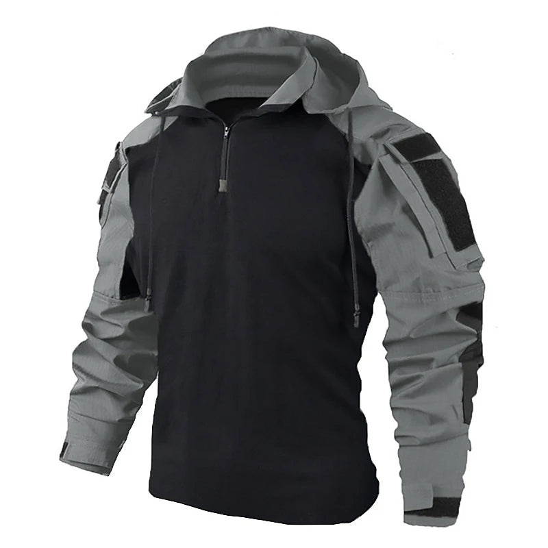 T-shirt da combattimento militare multicam mimetica CP dell'esercito americano Camicia tattica da uomo Airsoft Paintball Abbigliamento da caccia da campeggio