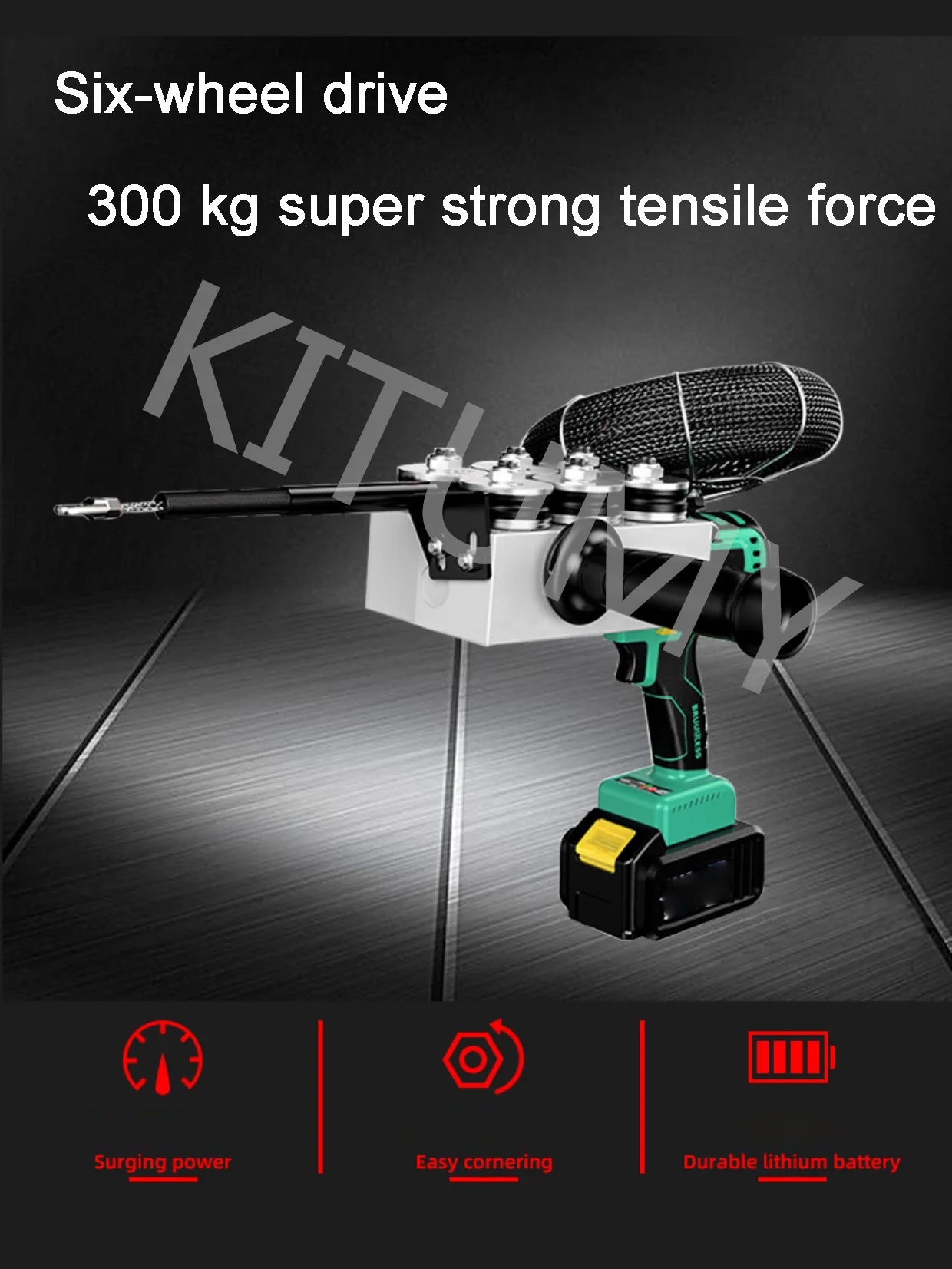 Filettatrice elettrica automatica del cavo della batteria al litio artefatto idraulico estrattore per cavi filettatrice per tubi