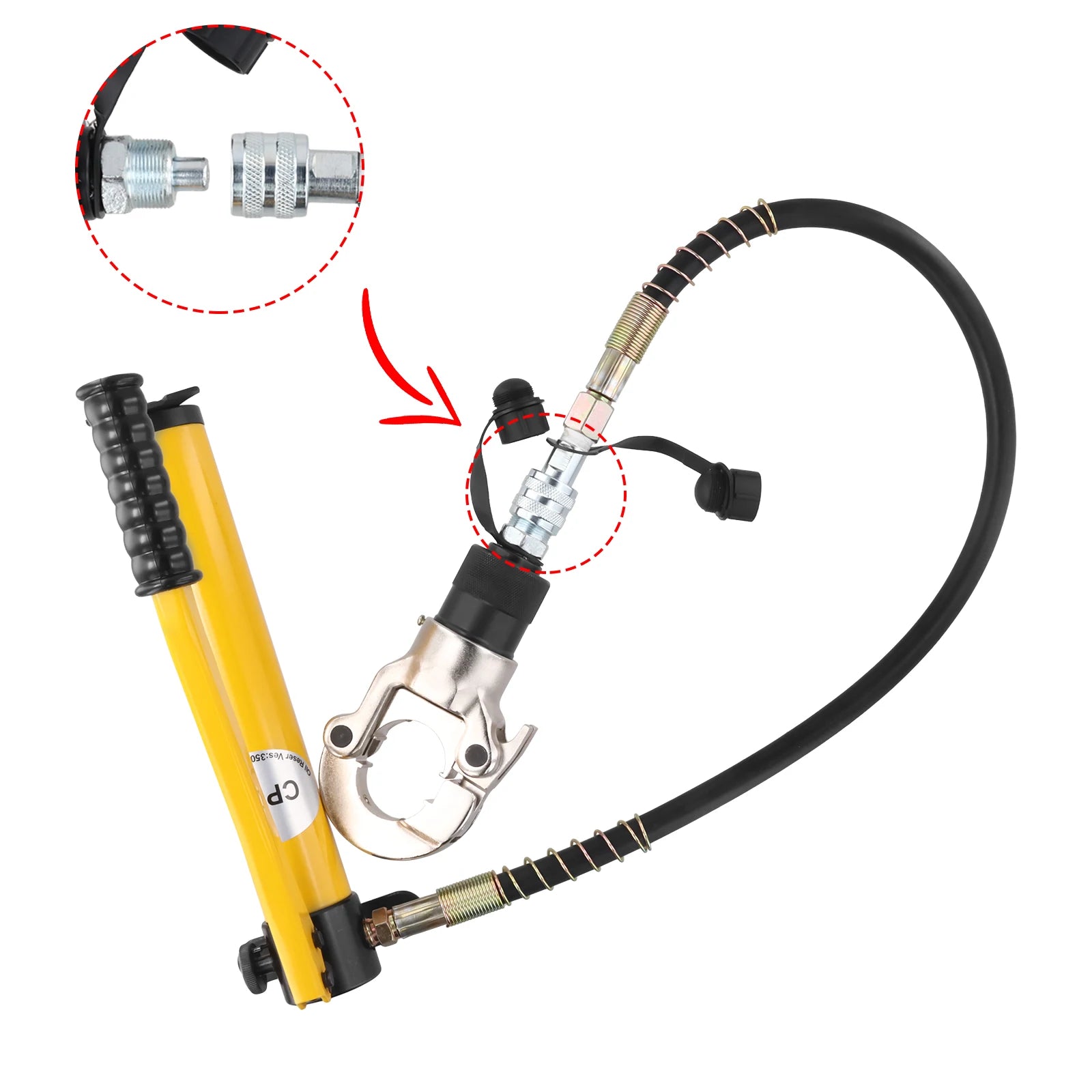 Strumento di crimpatura per tubi idraulici piegatrice regolabile con pressione per impieghi gravosi per tubi in rame in acciaio inossidabile PEX TH V12/15/18/22/28