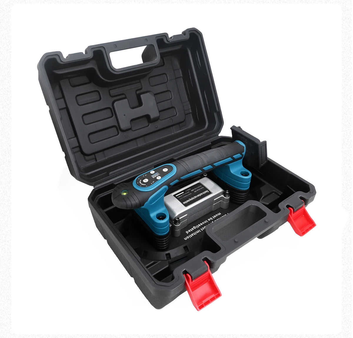 Gisha 500KG Piastrelle Piastrelle Macchina Piastrelle Vibratore Ventosa 9 Gear Pavimento Vibratore Livellamento Strumento di Potere Per makita 18v batteria pin