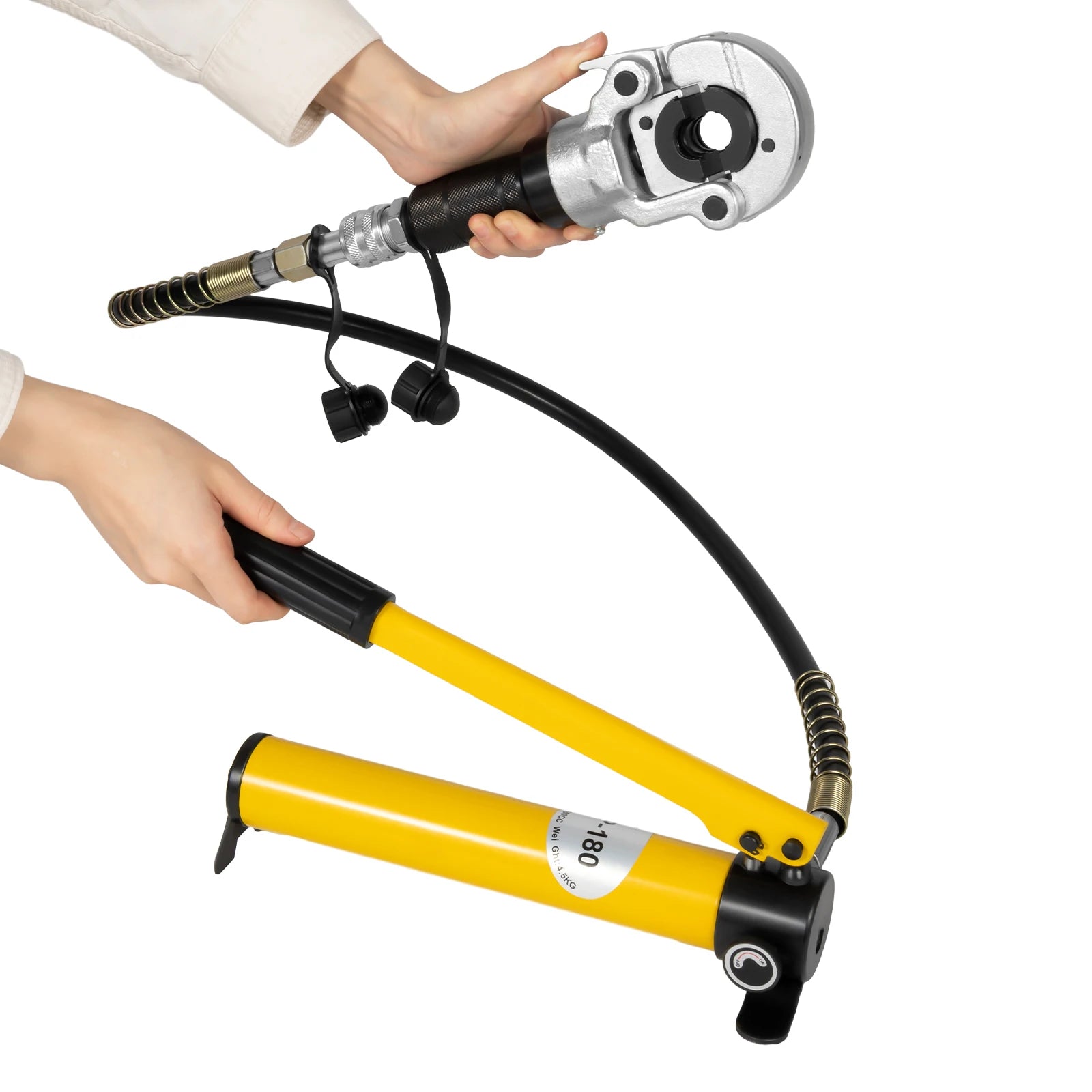 Pinza a crimpare per pompa idraulica 6T con 9 matrici per tubi in acciaio inossidabile Tubo in rame PEX PB Press V12-28mm TH16-32mm Set