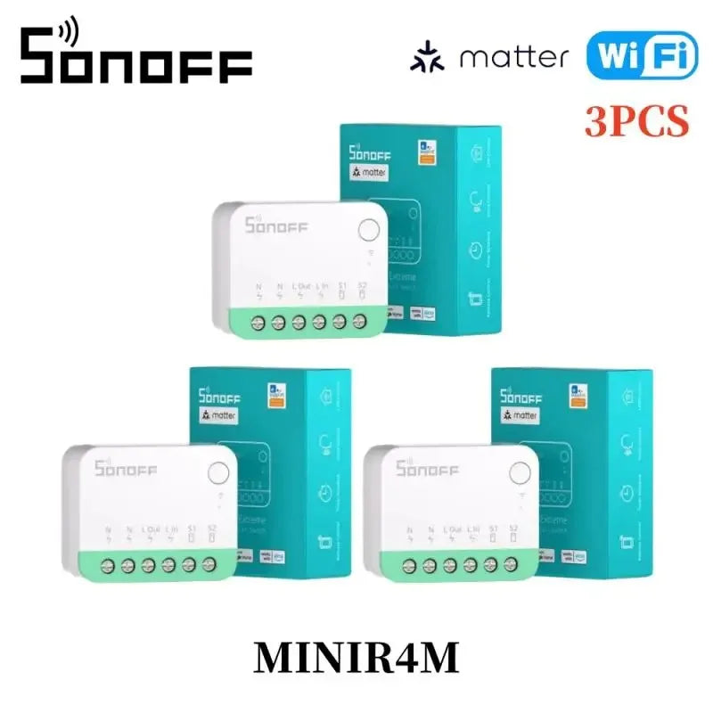SONOFF MINI R4 Matter MINIR4M Matter Relè Sonoff Mini R4 Extreme Wifi Smart Switch Matter con Alexa Google Home Homekit