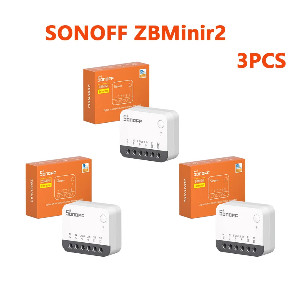 SONOFF ZBMinir2 Zigbee Mini Smart Switch Cavo neutro richiesto eWelink Interruptor intelligenti Zigbee Switch Modulo Smart Home