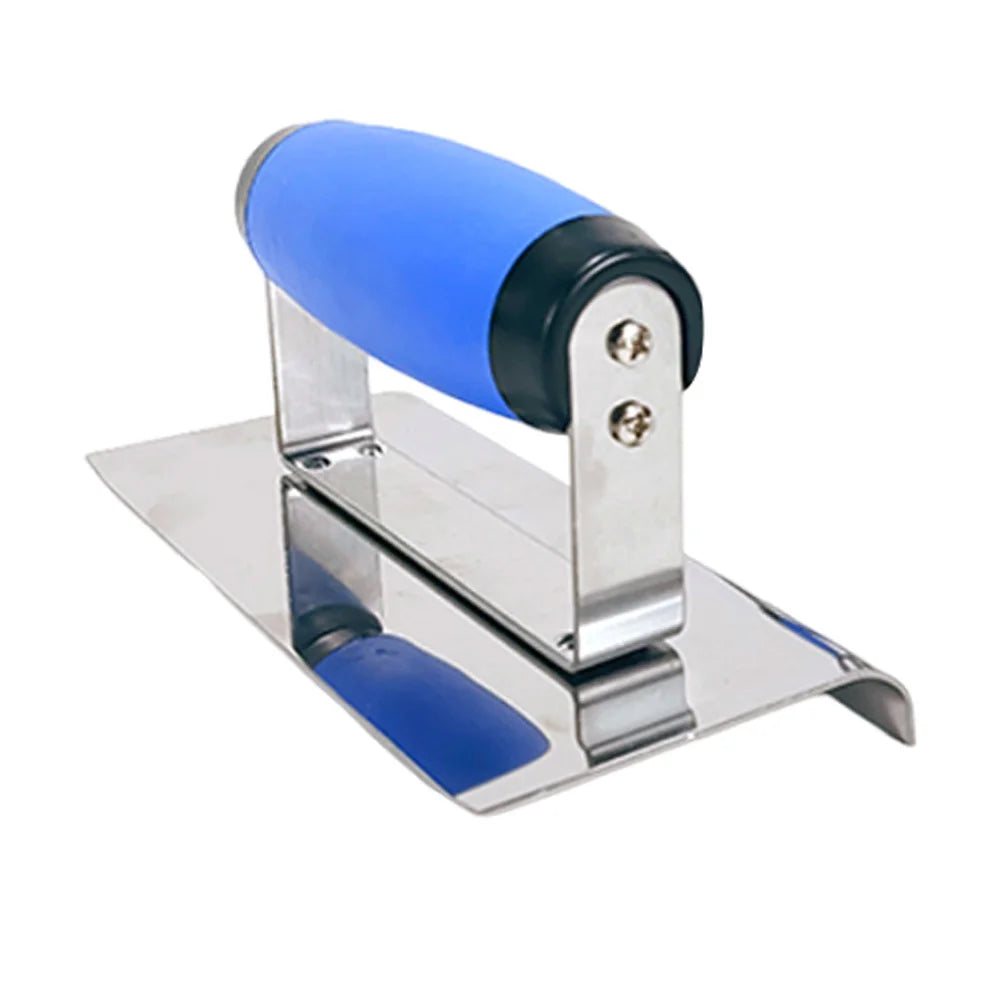 Cazzuola ad angolo interno/esterno in acciaio inossidabile Cazzuola con finitura liscia con manico ergonomico comfort TPR per strumenti per la pulizia delle pareti