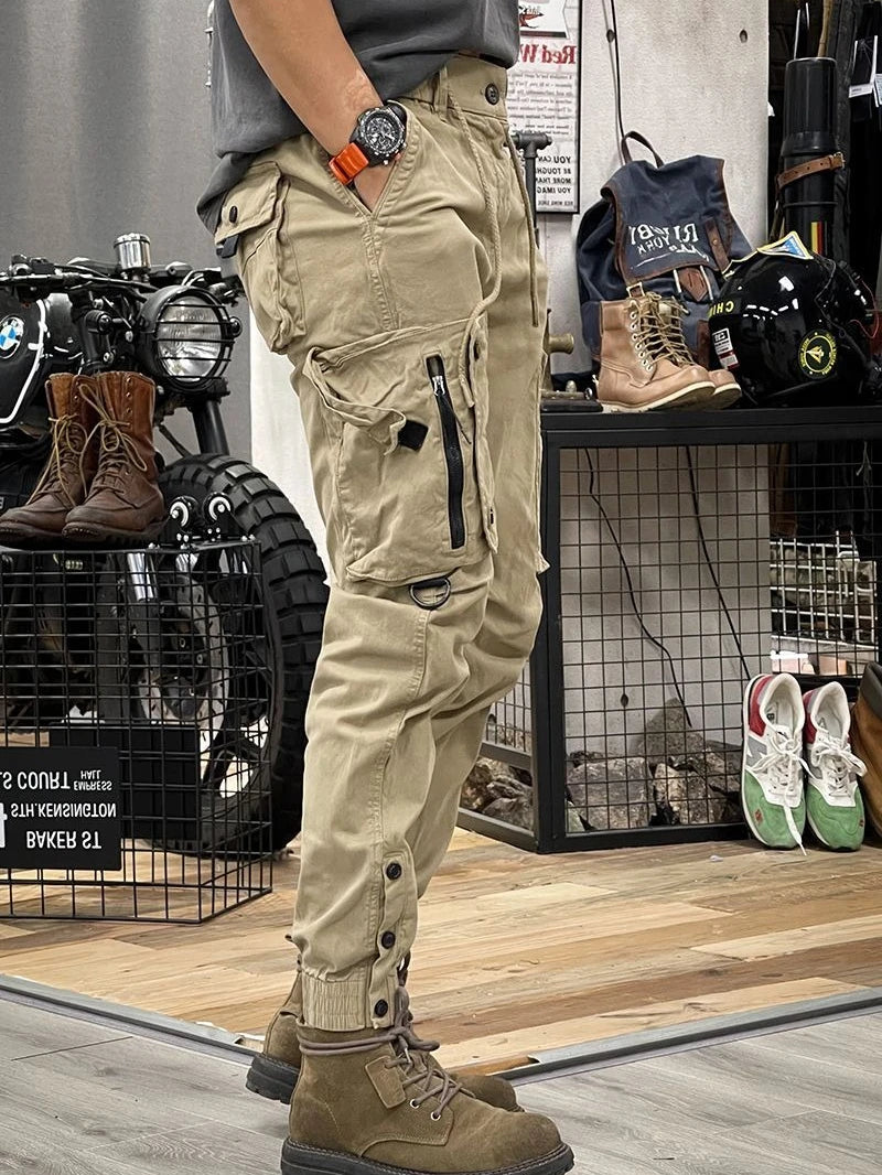 2025 Metropolitan Workwear Pantaloni da uomo con tassello rinforzato Cargos Multi-Tool Loops Conico Caviglia City Explorer Pantaloni M-4XL