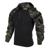T-shirt da combattimento militare multicam mimetica CP dell'esercito americano Camicia tattica da uomo Airsoft Paintball Abbigliamento da caccia da campeggio