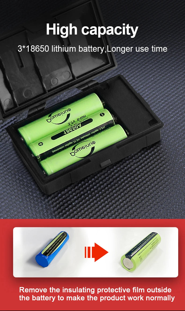 1000000 LM Lampada frontale più potente 18650 Torcia frontale ricaricabile ad alta potenza LED Torcia frontale da pesca Lanterna frontale professionale