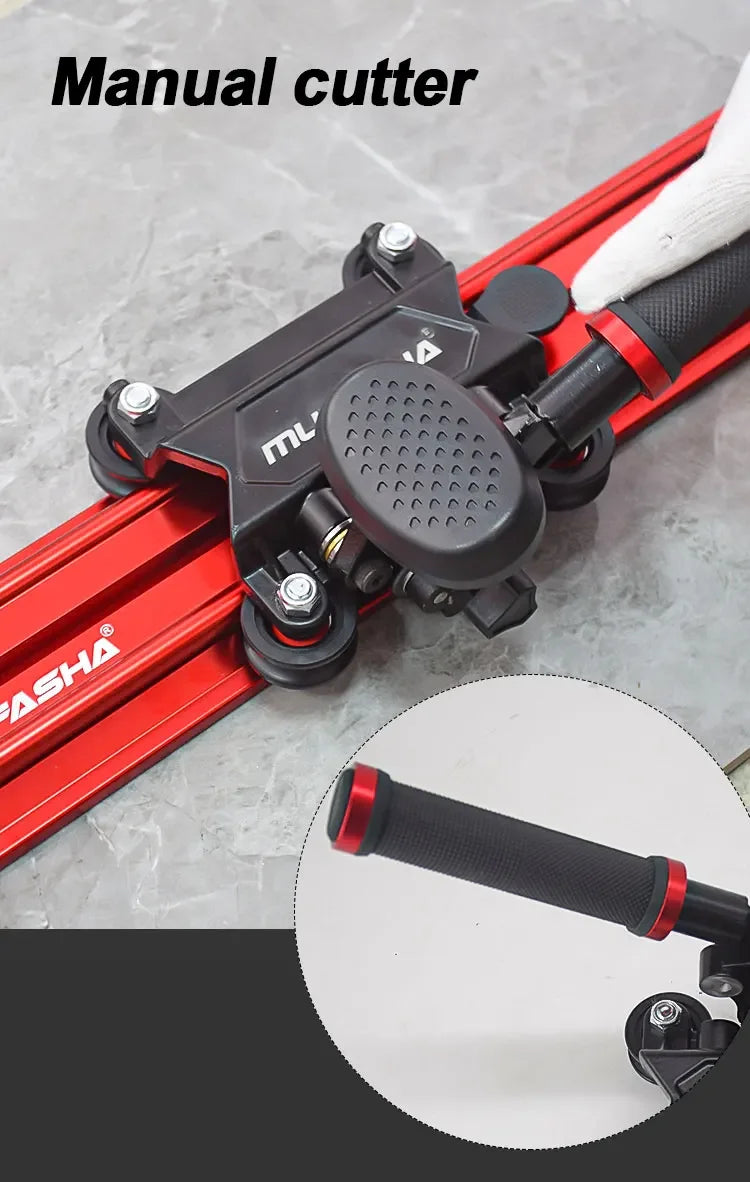 MUFASHA ML2000 portatile 2000mm ad alta precisione tre lame da taglio sistema sottile lastra taglierina per piastrelle manuale