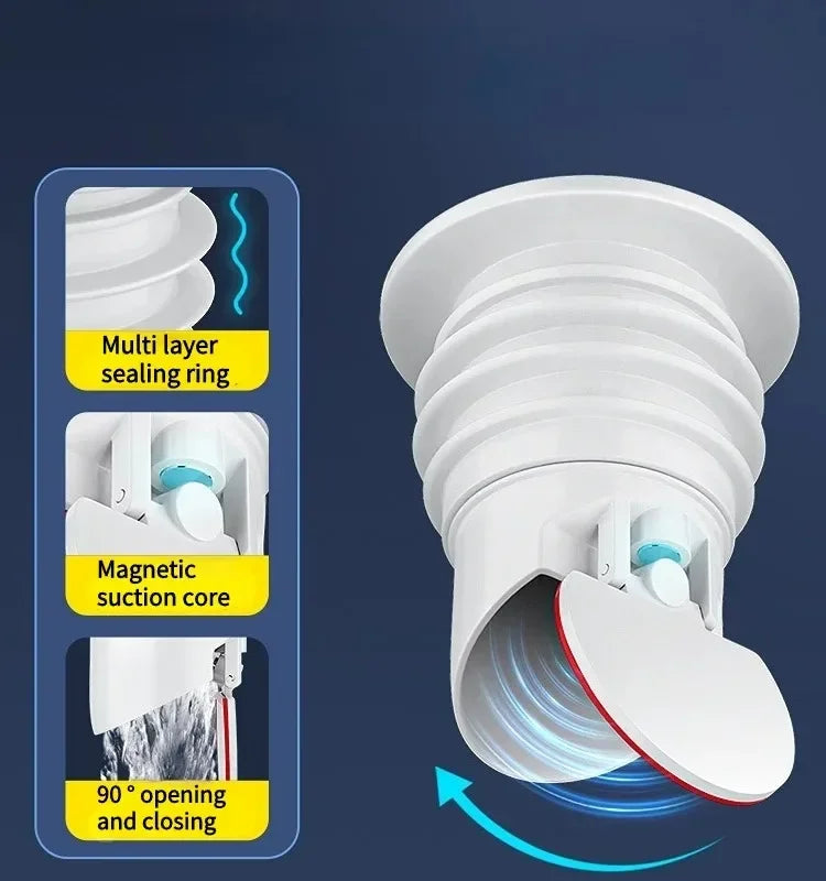 Articoli per il bagno in silicone Drenaggio Trappola di scarico Scolapiatti per lavello della cucina Scarichi fognari Guarnizione del tubo Anti-odore Anti-riflusso Acqua