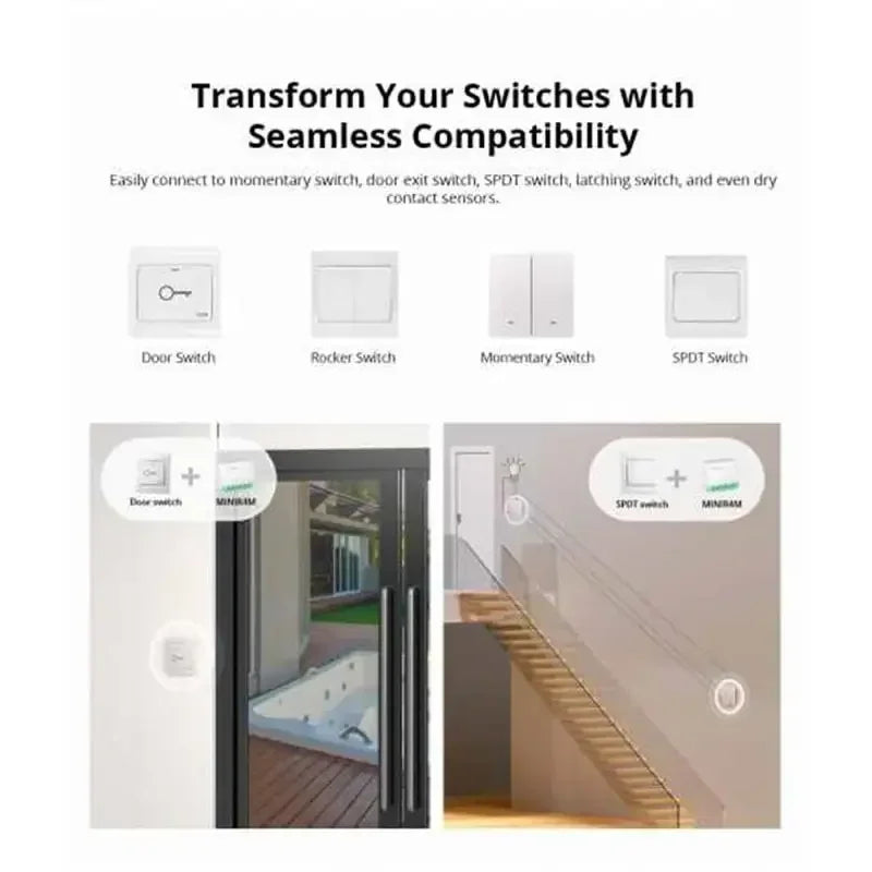 SONOFF MINI R4 Matter MINIR4M Matter Relè Sonoff Mini R4 Extreme Wifi Smart Switch Matter con Alexa Google Home Homekit