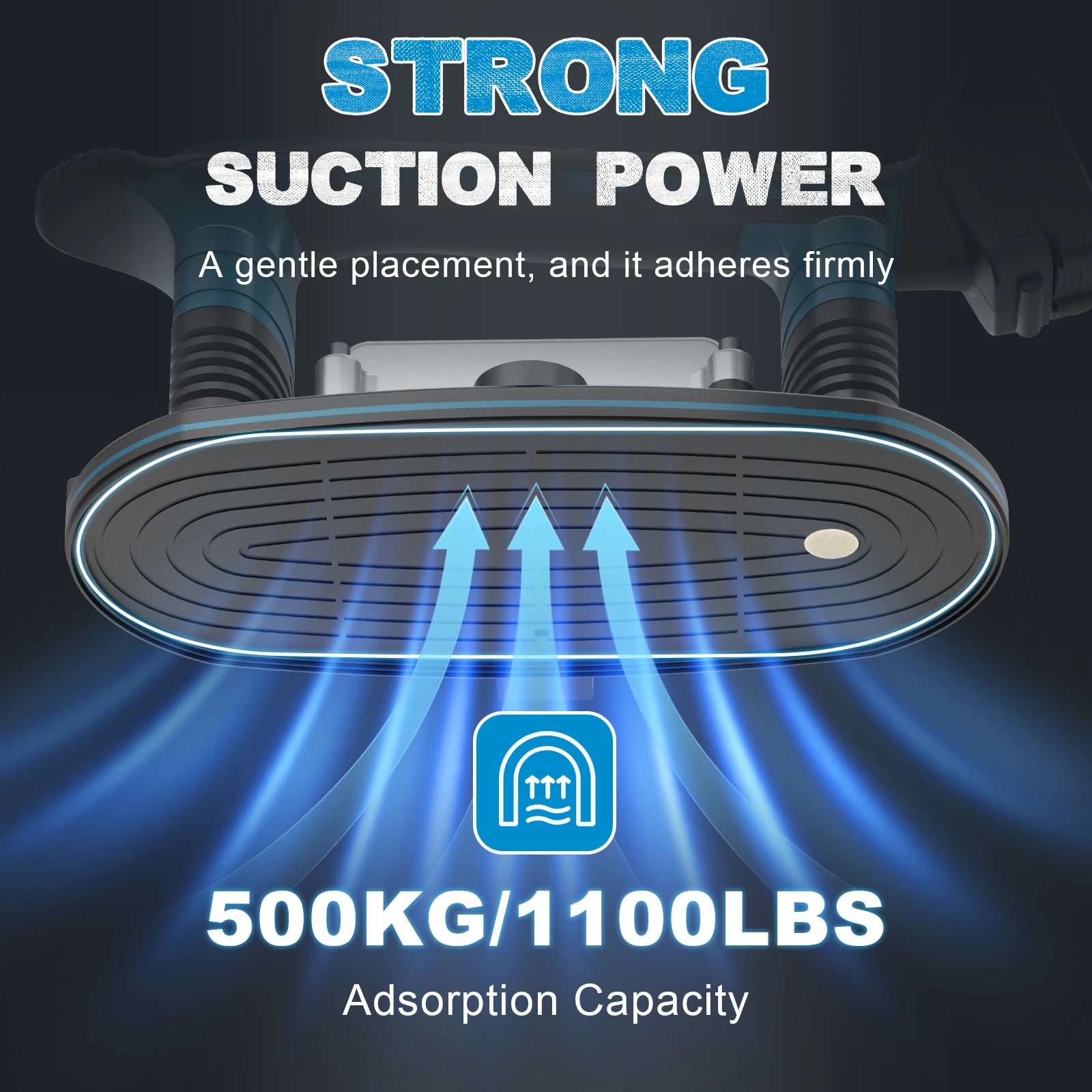 Gisha 500KG Piastrelle Piastrelle Macchina Piastrelle Vibratore Ventosa 9 Gear Pavimento Vibratore Livellamento Strumento di Potere Per makita 18v batteria pin