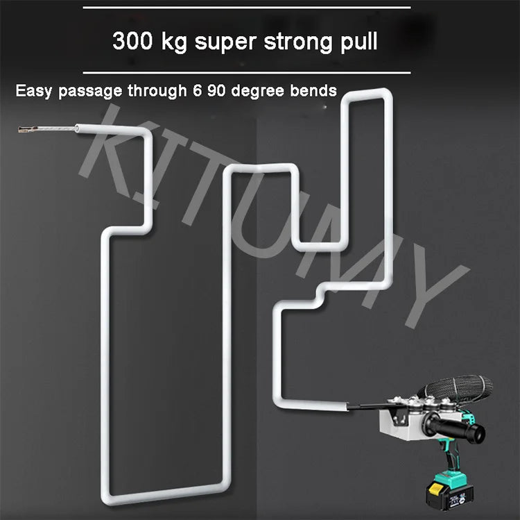 Filettatrice elettrica automatica del cavo della batteria al litio artefatto idraulico estrattore per cavi filettatrice per tubi