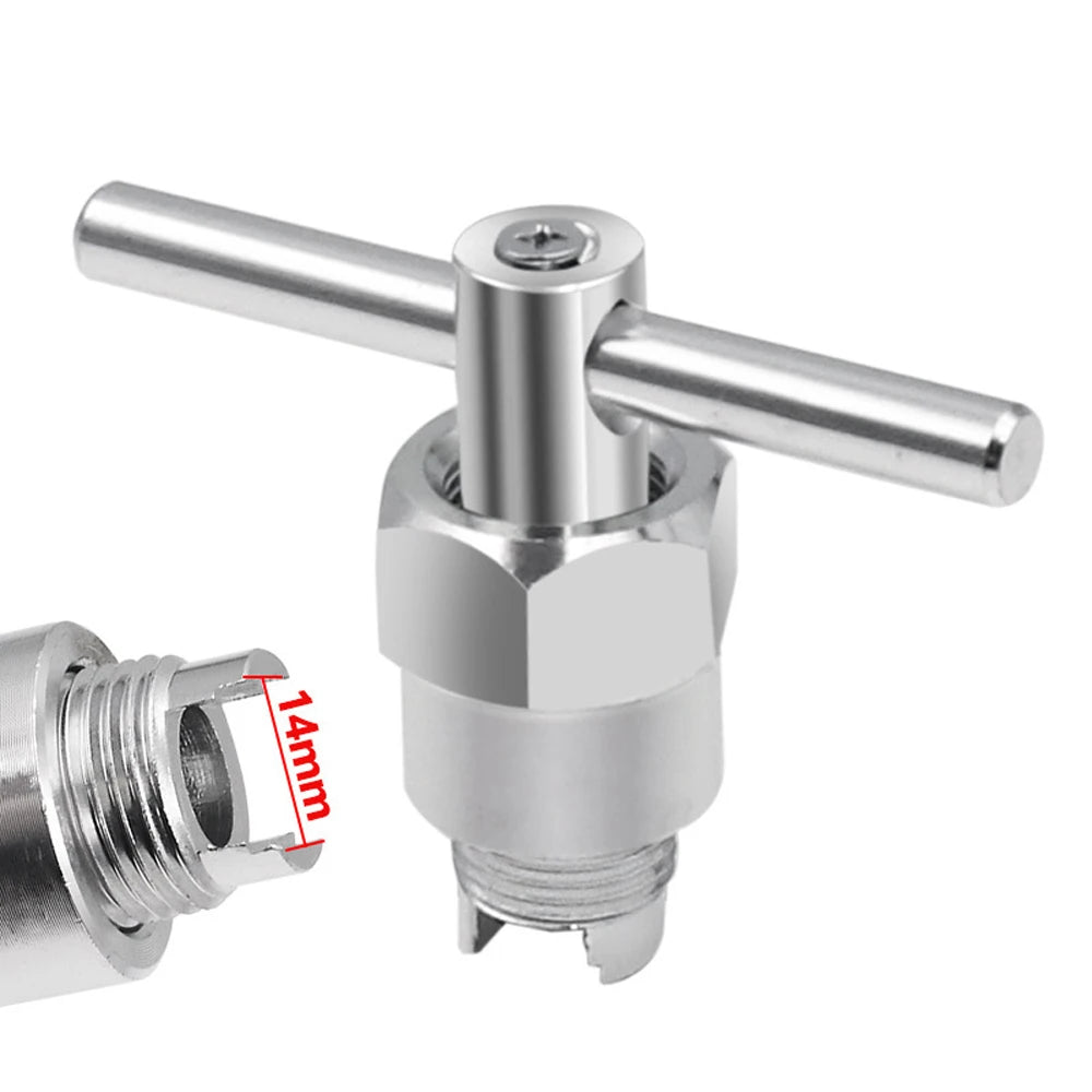 Chiave per rubinetto Chiave per superficie zincata in lega di alluminio Strumento per la manutenzione dell'impianto idraulico del bagno idraulico per riparazioni del lavandino del rubinetto