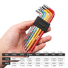 7 pezzi strumento esagonale bici MTB kit di strumenti di riparazione bici da strada bicicletta chiave esagonale colorata chiave di apertura a sfera piatta 1.5/2/2.5/3/4/5/6mm