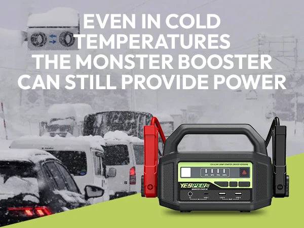 YESPER 24V Jump Car 6000A Peak Jump Starter Per auto Camion Batteria per camion portatile Dispositivo di avviamento Batteria esterna