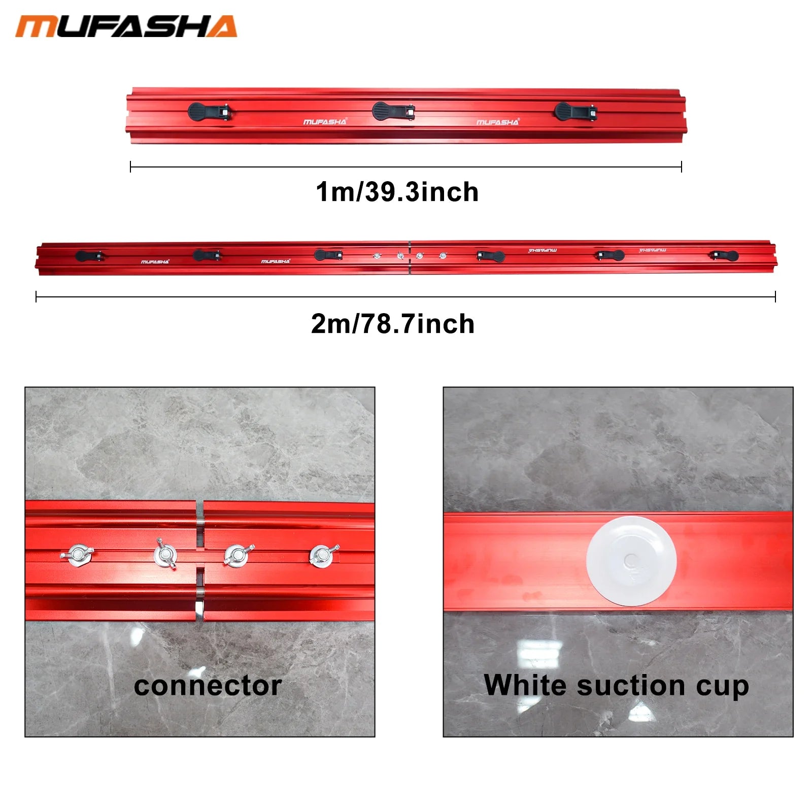 MUFASHA ML2000 portatile 2000mm ad alta precisione tre lame da taglio sistema sottile lastra taglierina per piastrelle manuale