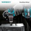 YOFIDRA 700N.M Brushless Trapano a percussione elettrico Cordless Cacciavite Piastre Terreno Lavorazione del legno Strumento elettrico per Makita Batteria Spille