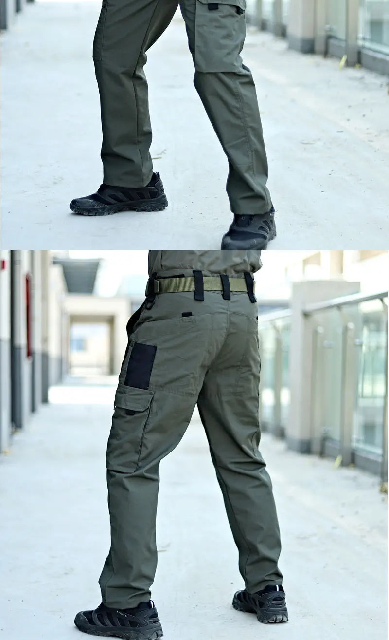 Nuovi pantaloni da lavoro tattici da uomo pantaloni cargo da esterno pantaloni multitasche impermeabili autunno primavera pantaloni da escursionismo da lavoro all'aperto