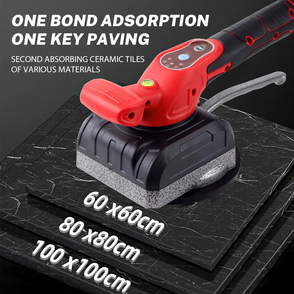 Piastrellatrice per piastrelle da 200 kg 5 marce Piastrelle elettriche per pavimenti a parete Lays Strumento vibrante Dispositivo per pavimentazione di piastrelle per batteria 21 V