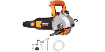 SucceBuy 4800W Parete Chaser Calcestruzzo Mattoni Taglierina 5000RPM Elettrico Senza Soluzione di Continuità Slotter 133mm Lame per Sega Circolare Utensili Elettrici